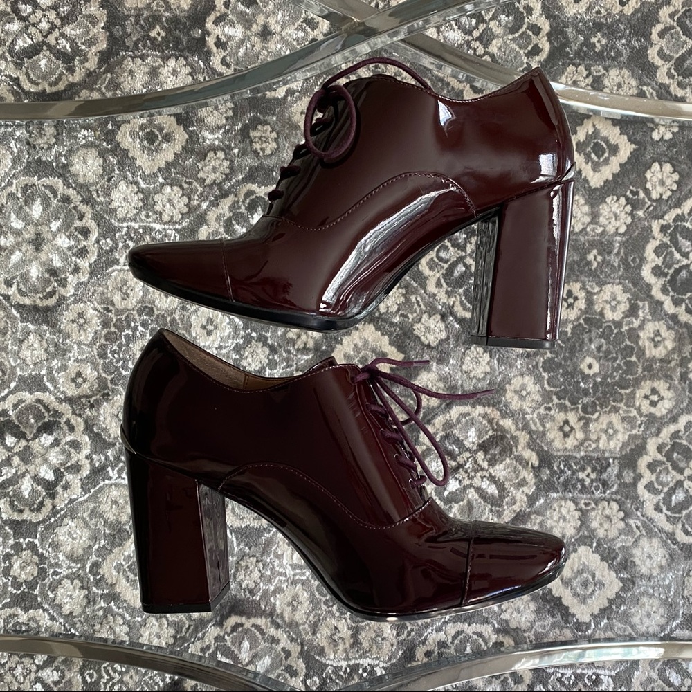 Calvin Klein | Patent Leather Booties